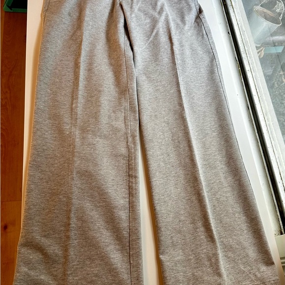 Gap Wide Leg Knit Pants Light Grey 0P - Picture 3 of 8